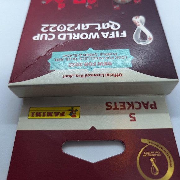Panini FIFA World Cup QATAR 2022 Sticker Box of 5 Packets Factory Sealed - Picture 3 of 5